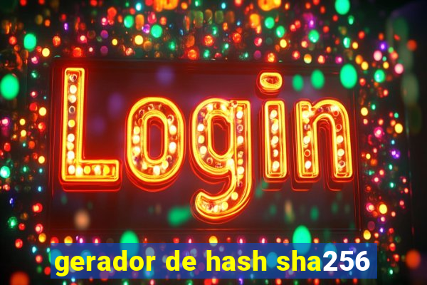 gerador de hash sha256